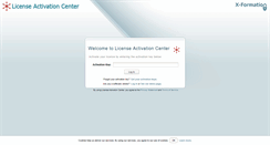 Desktop Screenshot of license.x-formation.com